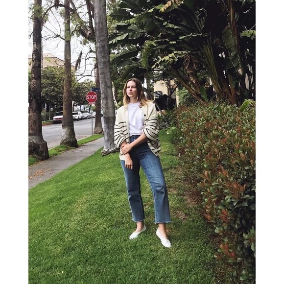 Everlane Cream Leather Flats - Picture 13 of 15